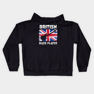 Platinum Jubilee Union Jack Best Bass Player Kids Hoodie